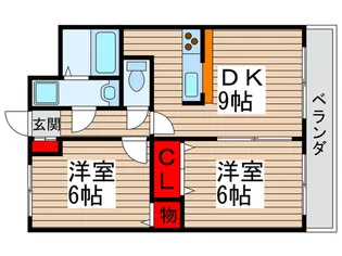ス-ペリア稔台【3階】の間取り