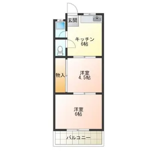 タカイレジデンス【2階】の間取り