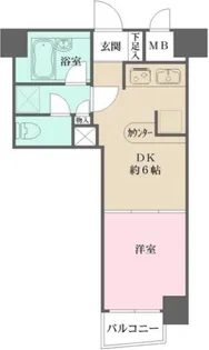 藤和シティコープ三ノ輪駅前【6階】の間取り