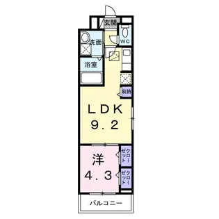 リッシュ メゾン【1階】の間取り
