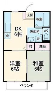 フラワーヒル東大宮【1階】の間取り