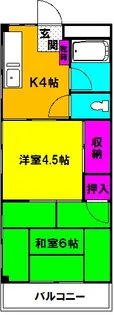トキコーポ【3階】の間取り