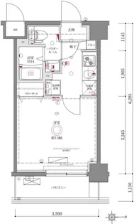 GENOVIA西川口II【6階】の間取り