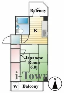 めぞんエル【3階】の間取り