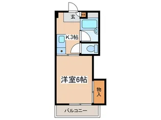 カ-シュ並木【2階】の間取り