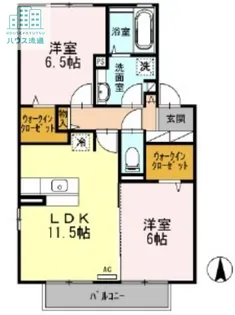 ウィットTOMO【2階】の間取り