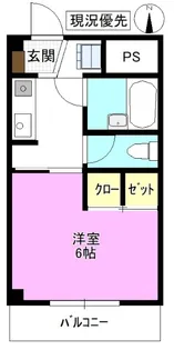 コンフォルト三輪【2階】の間取り
