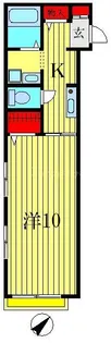 サンテラス柴又II【2階】の間取り