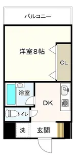 マンションEIWAII【2階】の間取り