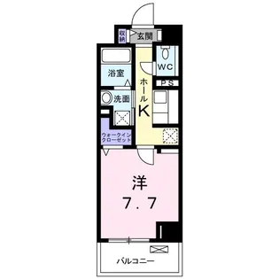 ユリウス 湊町【3階】の間取り