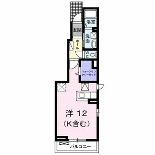 エル フレールII【1階】の間取り