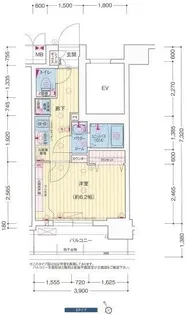 プレサンス横浜鶴見市場シュネル【5階】の間取り