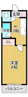 センス都島【2階】の間取り