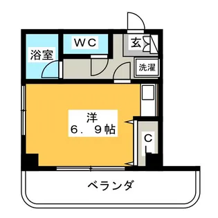弥生壱番館【2階】の間取り