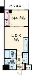 アイルグランデ東京亀有【3階】の間取り