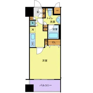 グリフォーネ横浜・中央【3階】の間取り
