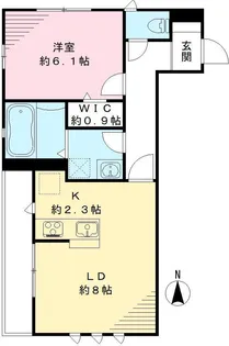 メゾンドボヌール【1階】の間取り