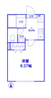 クレール上大岡弐番館【2階】の間取り