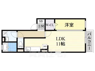 ストーク小野原A棟【1階】の間取り