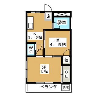 マークンコーポ【2階】の間取り