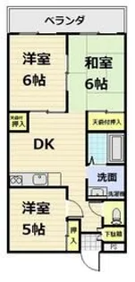 マンション高萩I【2階】の間取り