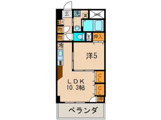 プレステ-ジ新栄【11階】の間取り