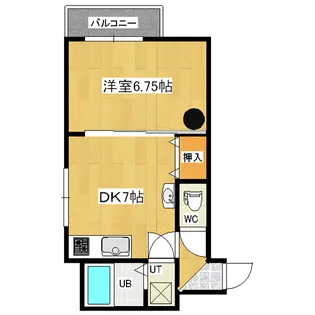 藤グリーンマンション【4階】の間取り