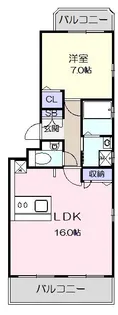 タムラハイツ東山【3階】の間取り