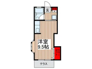 スズキハイツ【1階】の間取り