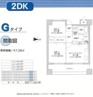 エヴァーグリーン新羽【2階】の間取り