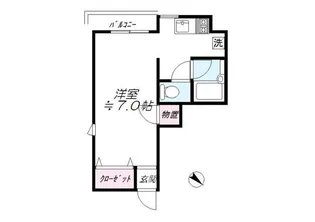 ヴィラージュ仲池上【1階】の間取り