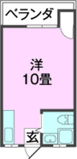 メゾンラパース【4階】の間取り
