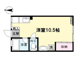シティハイムヴィオラ【2階】の間取り