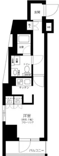 ルクシェール王子【4階】の間取り