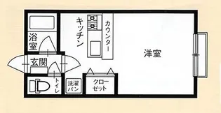 DI新富A棟【2階】の間取り
