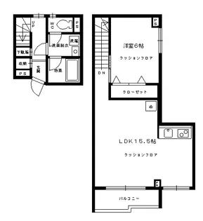 Duplex【2階】の間取り