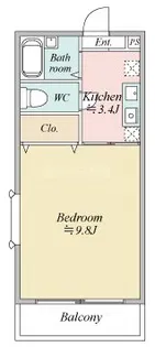 エスポワール【2階】の間取り