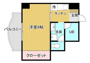 キャピタル平安【2階】の間取り