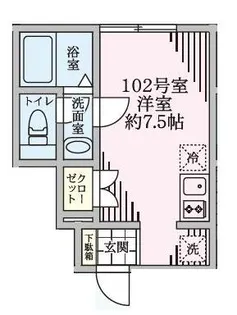 GrandSage II(グランサージュ)【1階】の間取り