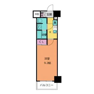 パークアクシス名古屋山王一丁目【1階】の間取り