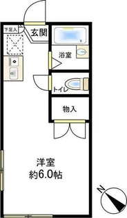 コンフォートI【2階】の間取り
