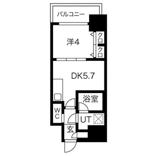 スプランディッド安土町【10階】の間取り