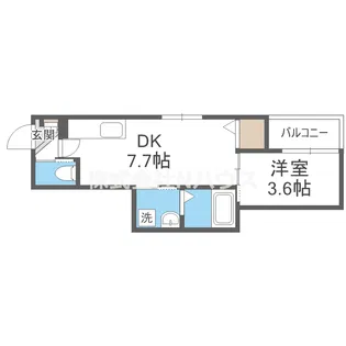 DEAR KINDAI【1階】の間取り