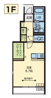 CoCo bruna(ココ ブルーナ) B棟【1階】の間取り
