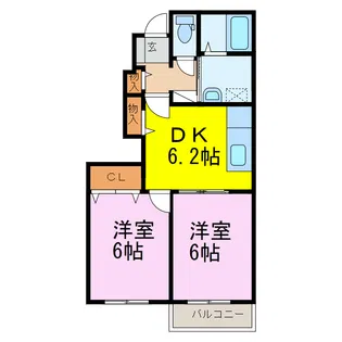 マードレCD【1階】の間取り