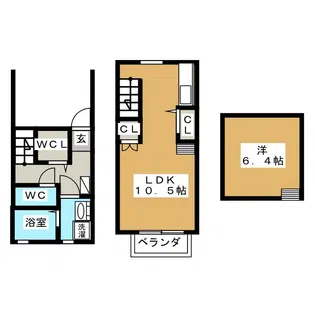maison de ange【2階】の間取り