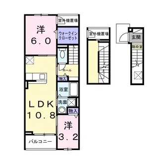 こっこ梅屋敷【3階】の間取り
