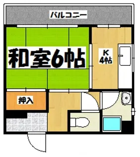 広島県広島市中区東千田町2【マンション】の間取り
