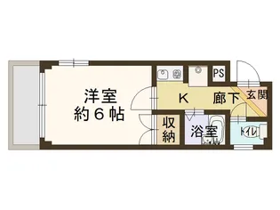 大阪府大阪市都島区都島南通2【マンション】の間取り