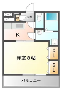 ピアーチェII【2階】の間取り